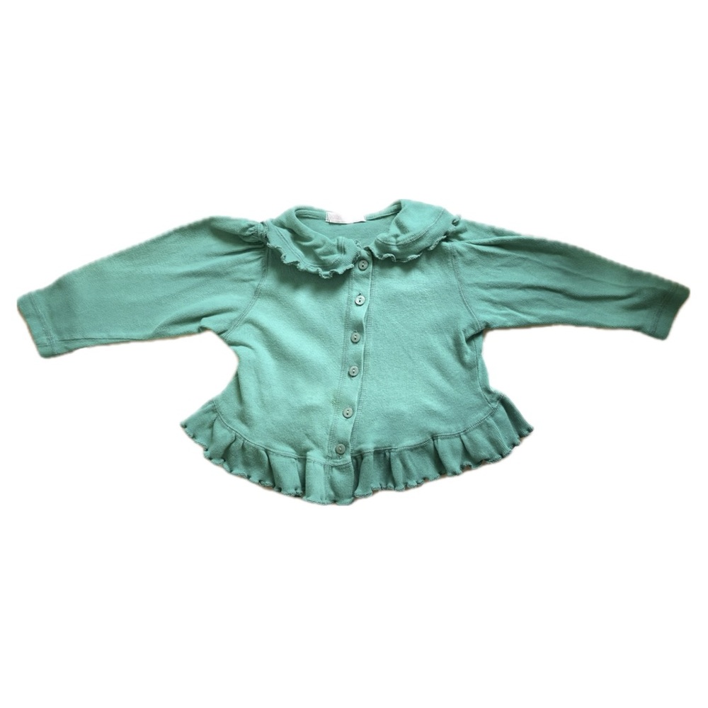 KIDS de Castelnau Cardigan w Ruffles - sz 4T